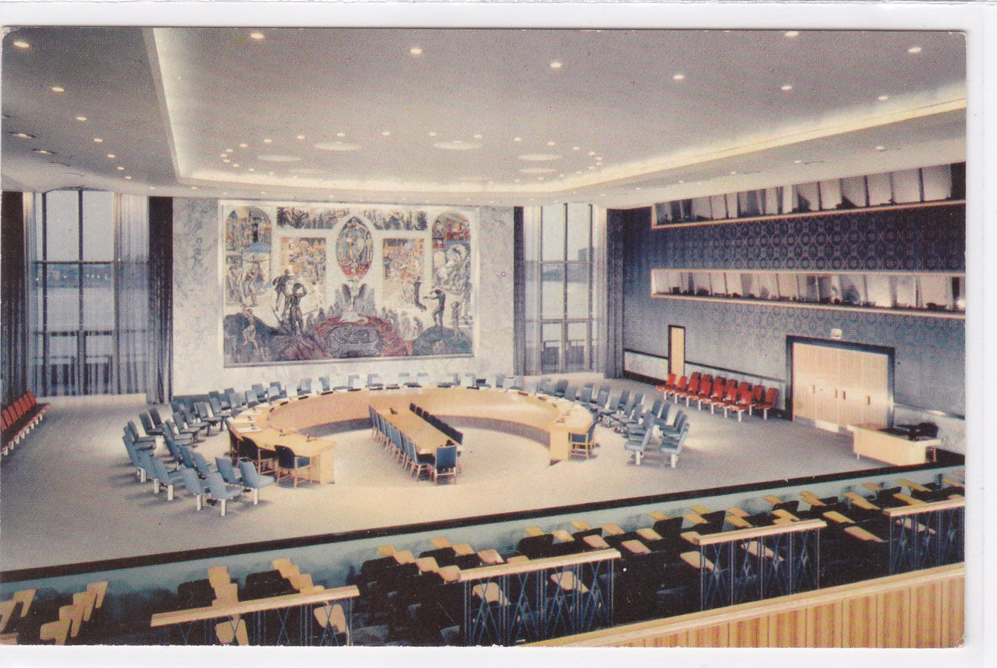 Carte Postale CPSM USA United Nations - Security Council Chamber - New York City