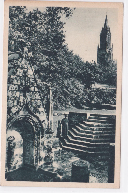 Carte Postale CPA 56 Notre-Dame De Quelven - Fontaine Et Chapelle