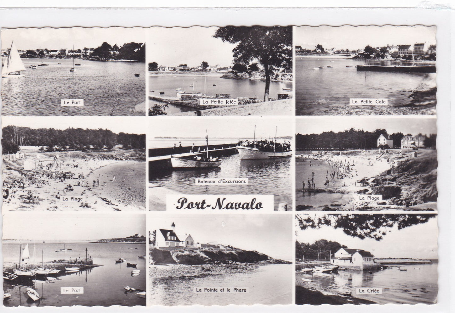 Carte Postale CPSM 56 Port-Navalo - Multivue