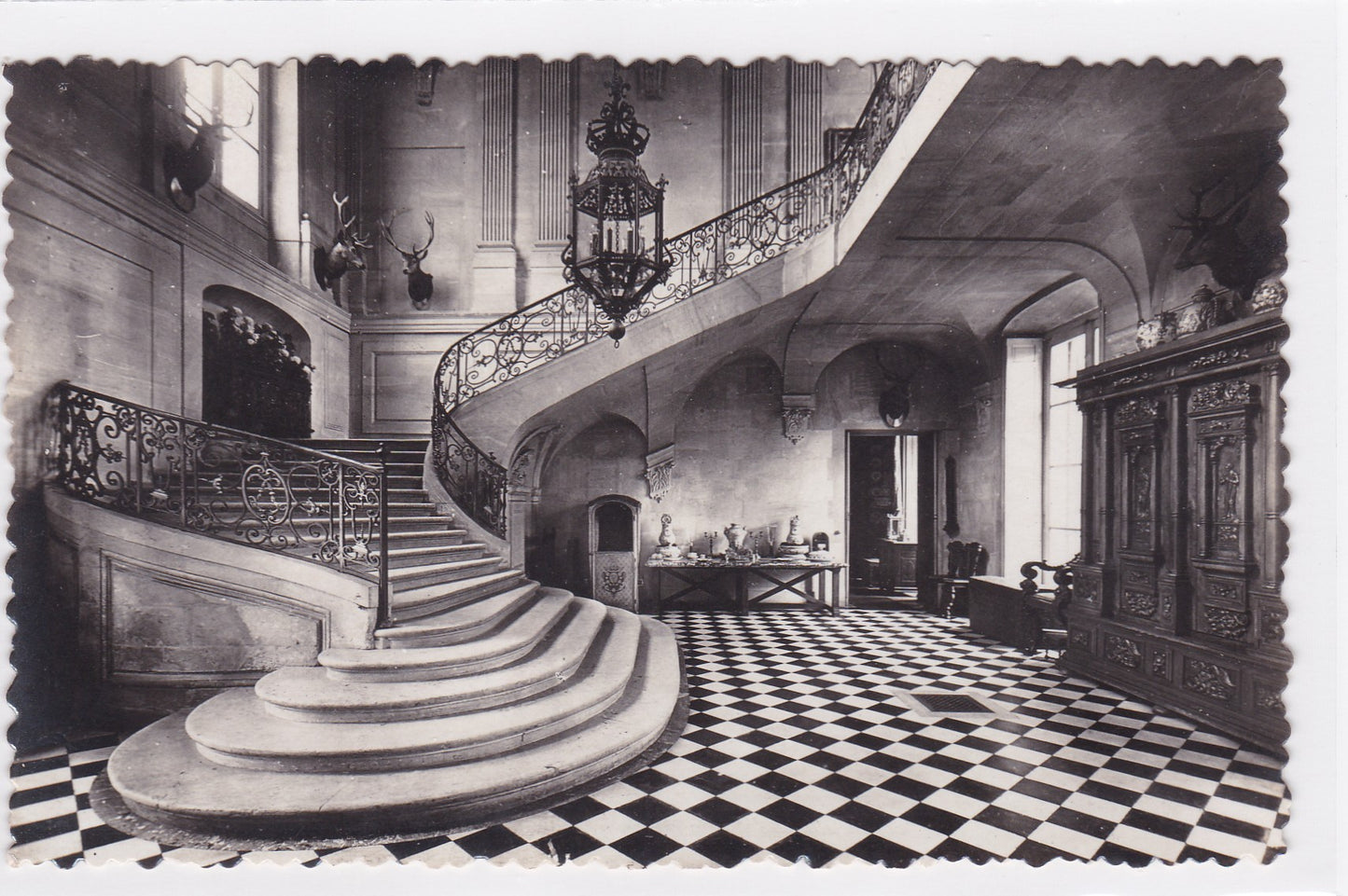 Carte Postale CPSM 28 Château D'Anet - Vestibule D'Entrée Et Grand Escalier