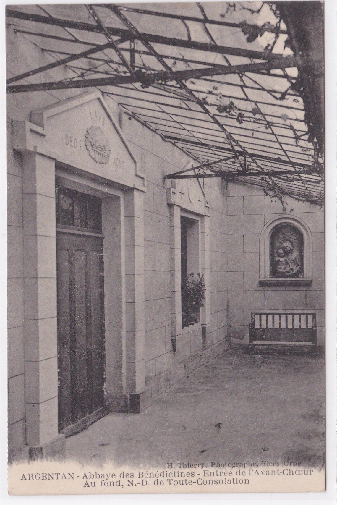 Carte Postale CPA 61 Argentan - Abbaye Des Bénédictines - Entrée Avant-Choeur