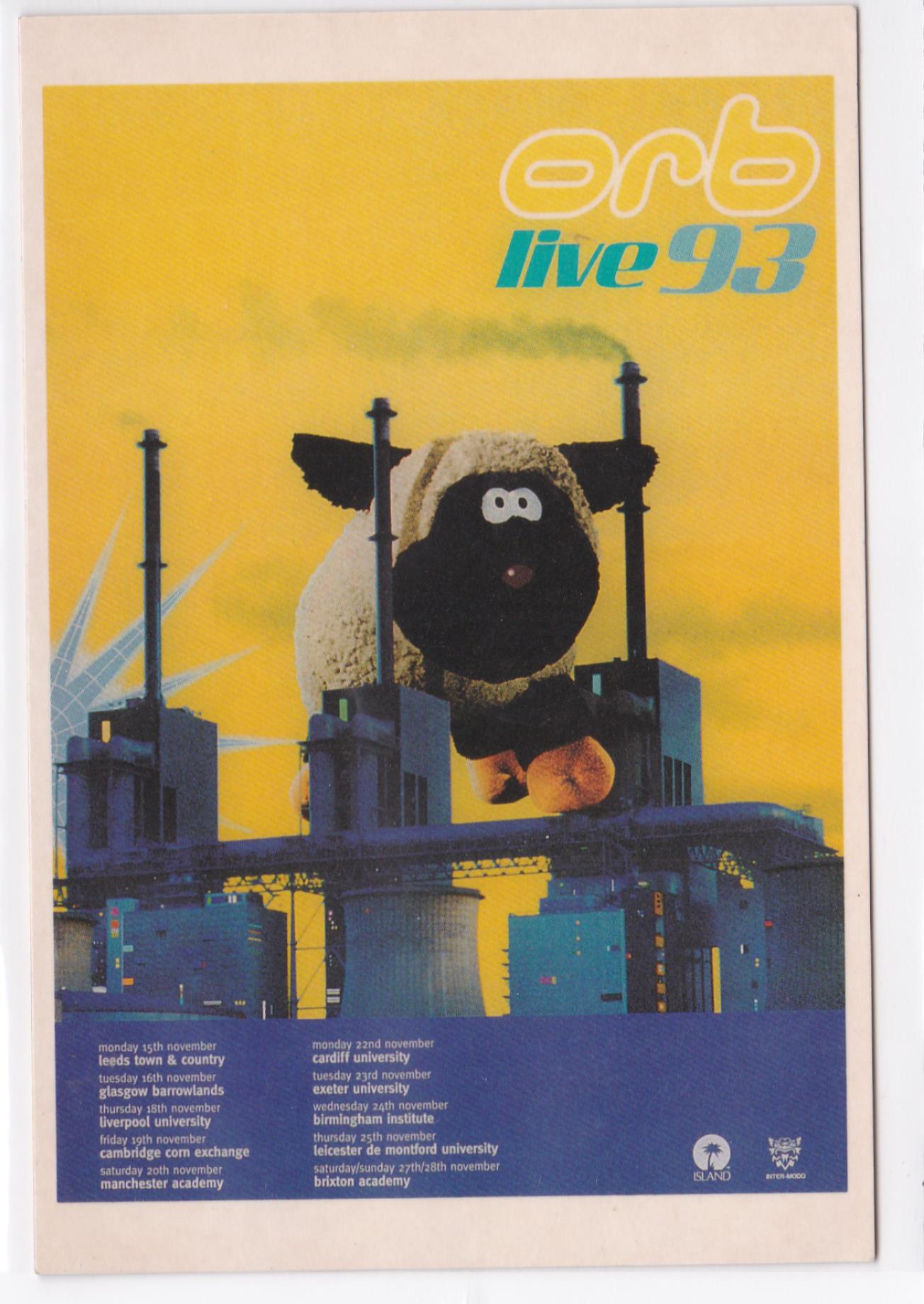 Carte Postale CPM ORB Live 93 - England