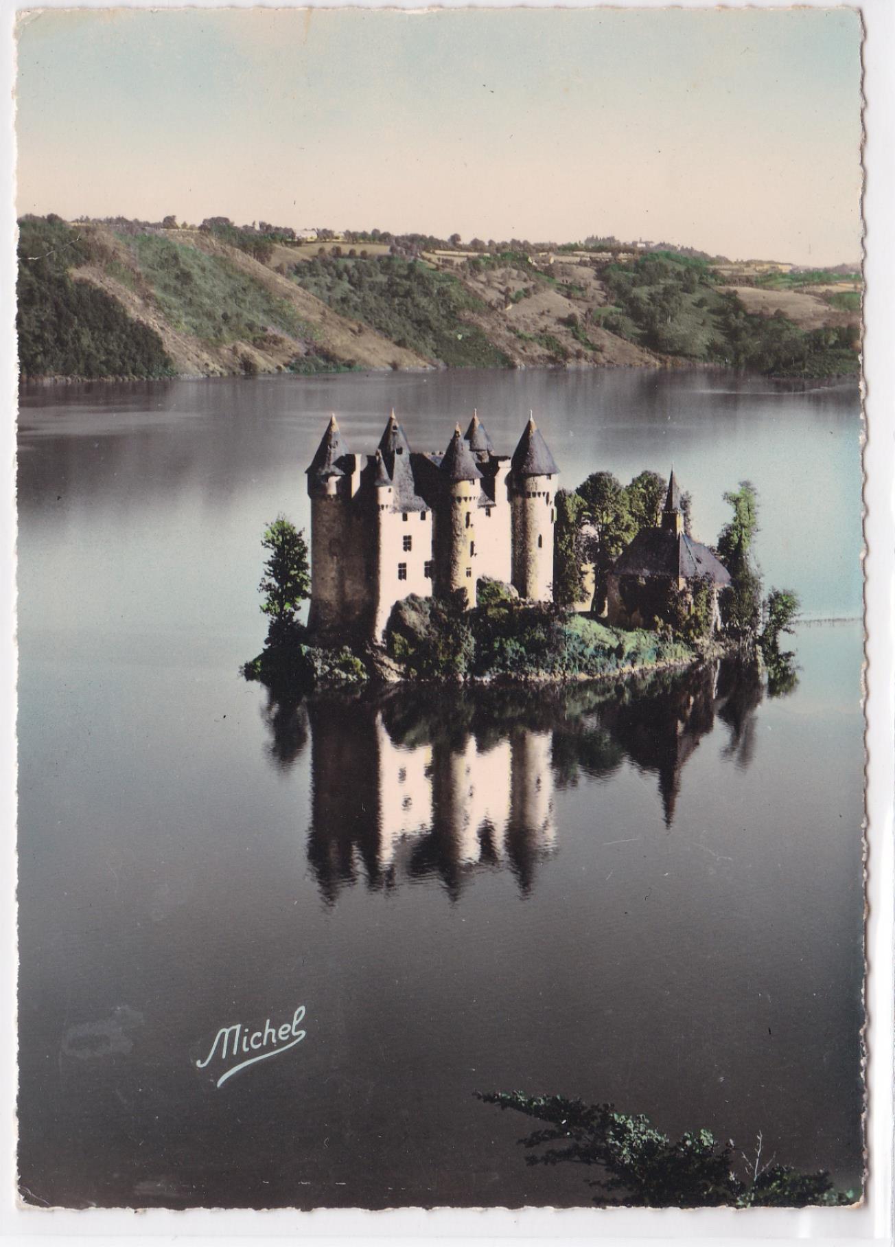 Carte Postale CPSM 19 Barrage De Bort-Les-Orgues - Château Forteresse De Val