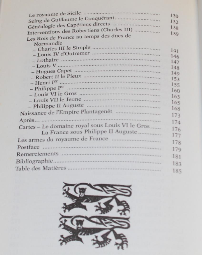 Les Ducs De Normandie Et Les Rois De France 911-1204 - Alain De Sancy - 1996