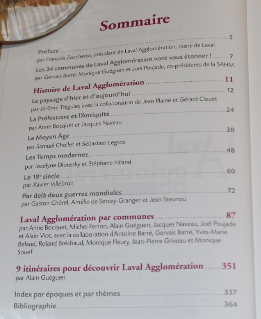 Laval Agglomération Histoire Et Patrimoine - Société D'Archéologie Et D'Histoire