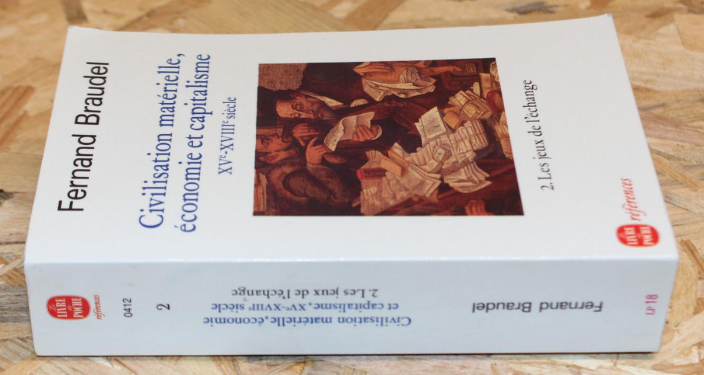 Civilisation Matérielle Économie Et Capitalisme XVe-XVIIIe T2 - Fernand Braudel