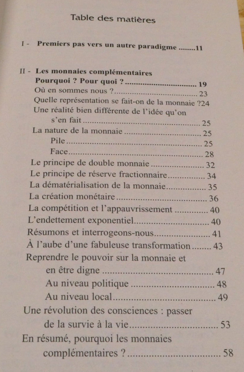 Les Monnaies Locales Complémentaires : Pourquoi Comment ? Philippe Derudder 2012