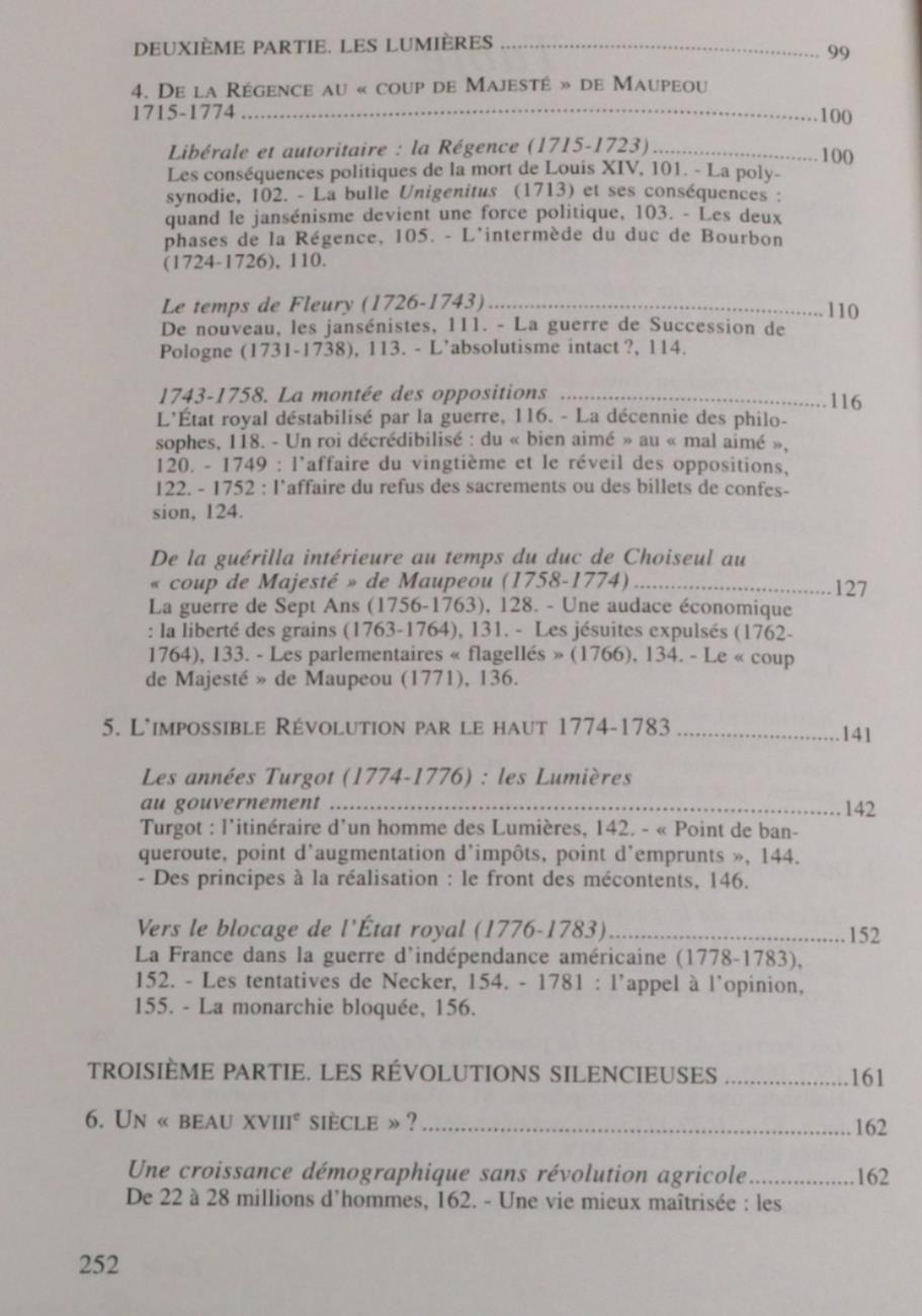 Absolutisme Et Lumières 1652-1783 - Joël Cornette - Hachette 1995