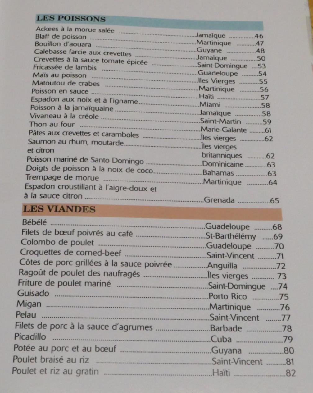 100 Recettes Caraïbes D'Île En Île - Orphie 2005