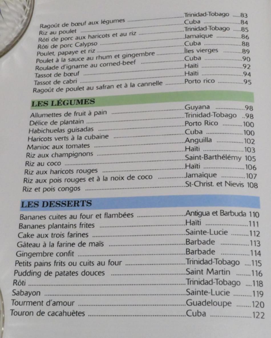 100 Recettes Caraïbes D'Île En Île - Orphie 2005