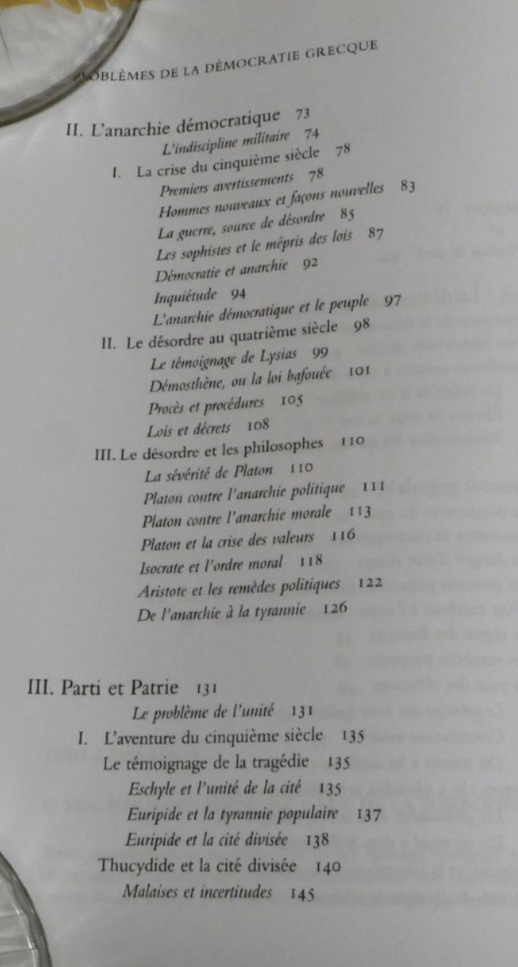 Problèmes De La Démocratie Grecque - Jacqueline De Romilly - Hermann 2006