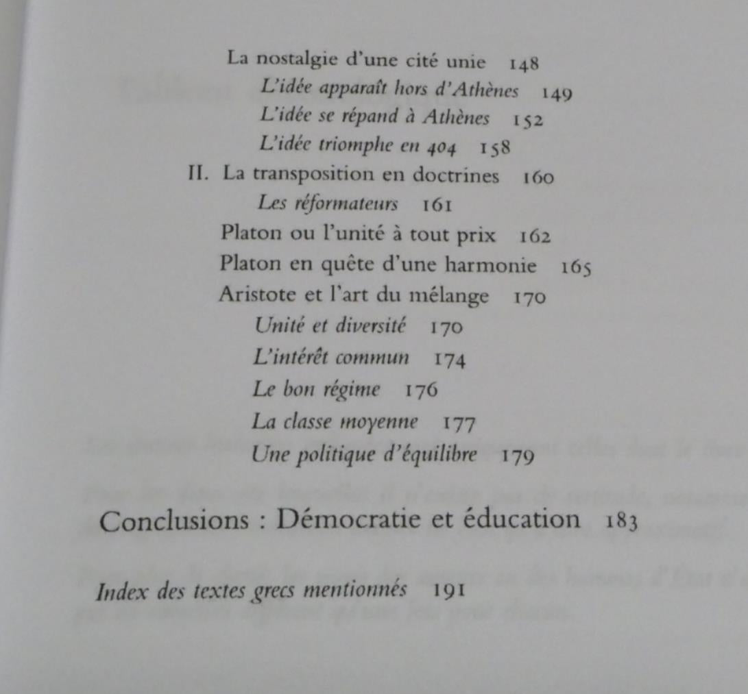 Problèmes De La Démocratie Grecque - Jacqueline De Romilly - Hermann 2006