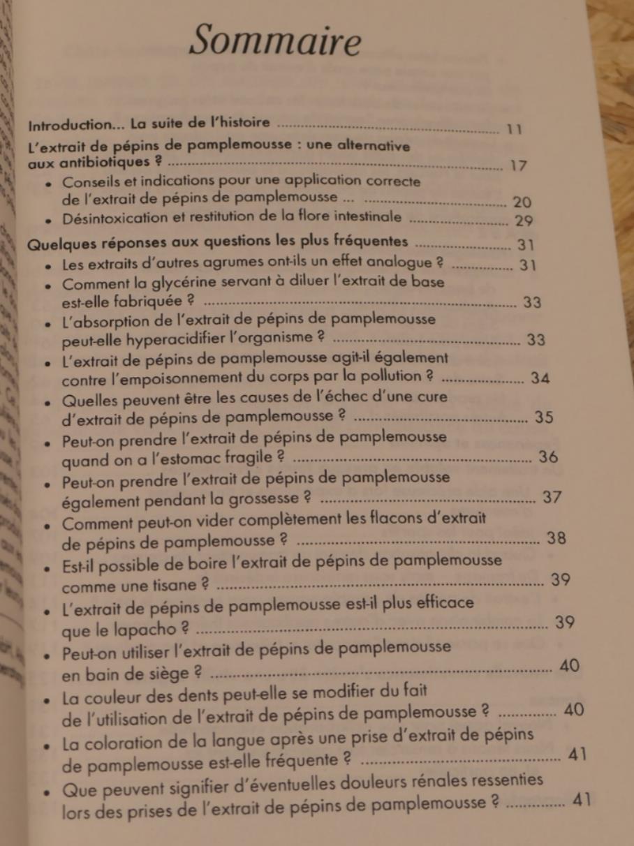 Le Manuel De L'Extrait De Pépins De Pamplemousse - Éditions Médicis