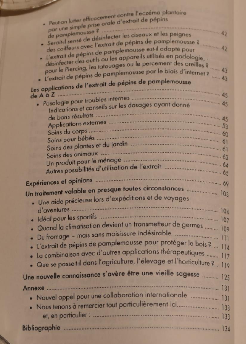 Le Manuel De L'Extrait De Pépins De Pamplemousse - Éditions Médicis