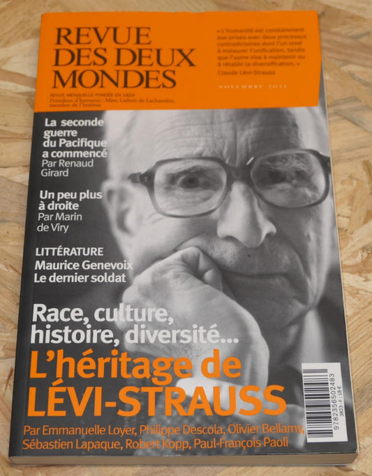 Revue Des Deux Mondes N°3823 - 11/2021 - Lévi-Strauss - Maurice Genevoix