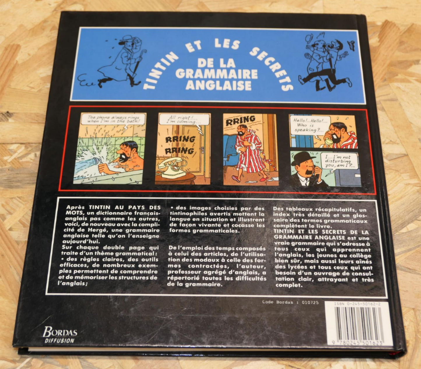 Tintin Et Les Secrets De La Grammaire Anglaise - Harrap's 1993 - Hergé