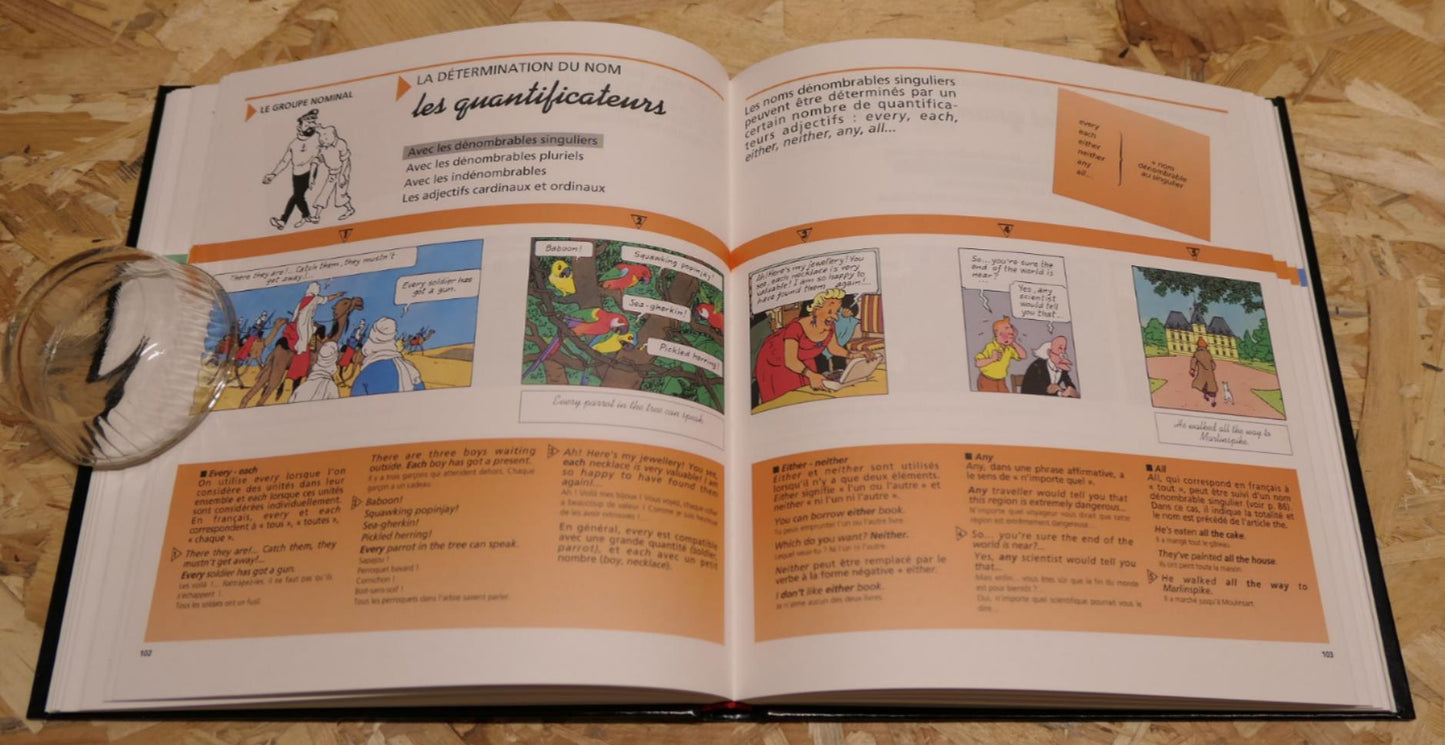 Tintin Et Les Secrets De La Grammaire Anglaise - Harrap's 1993 - Hergé