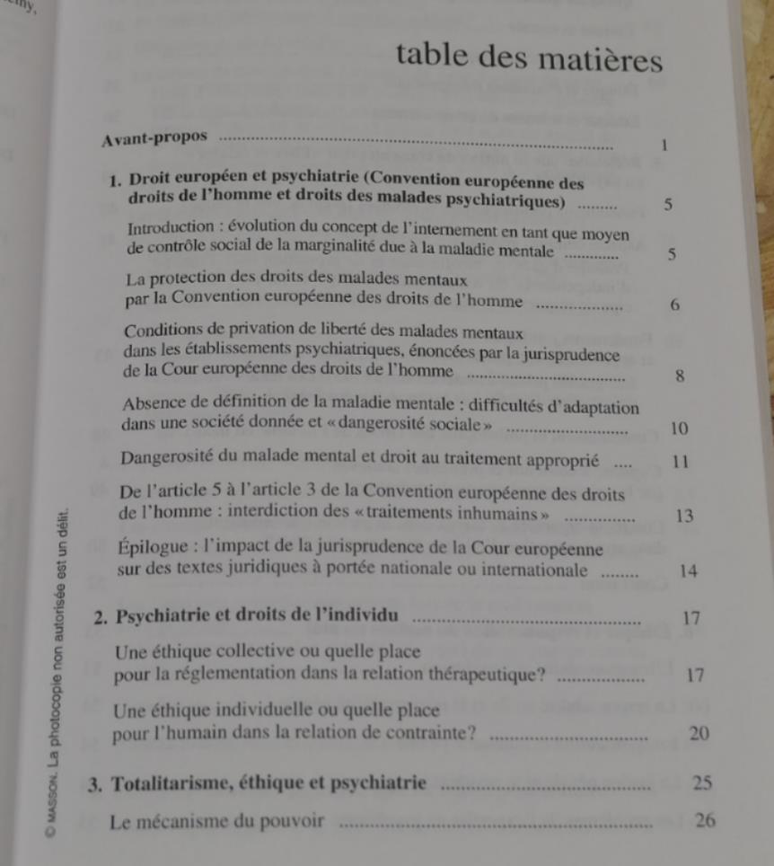 Éthique Médicale Et Psychiatrie - Questions Et Enjeux - A.-V. Tramoni - Masson