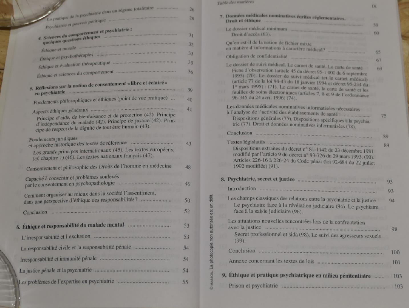 Éthique Médicale Et Psychiatrie - Questions Et Enjeux - A.-V. Tramoni - Masson