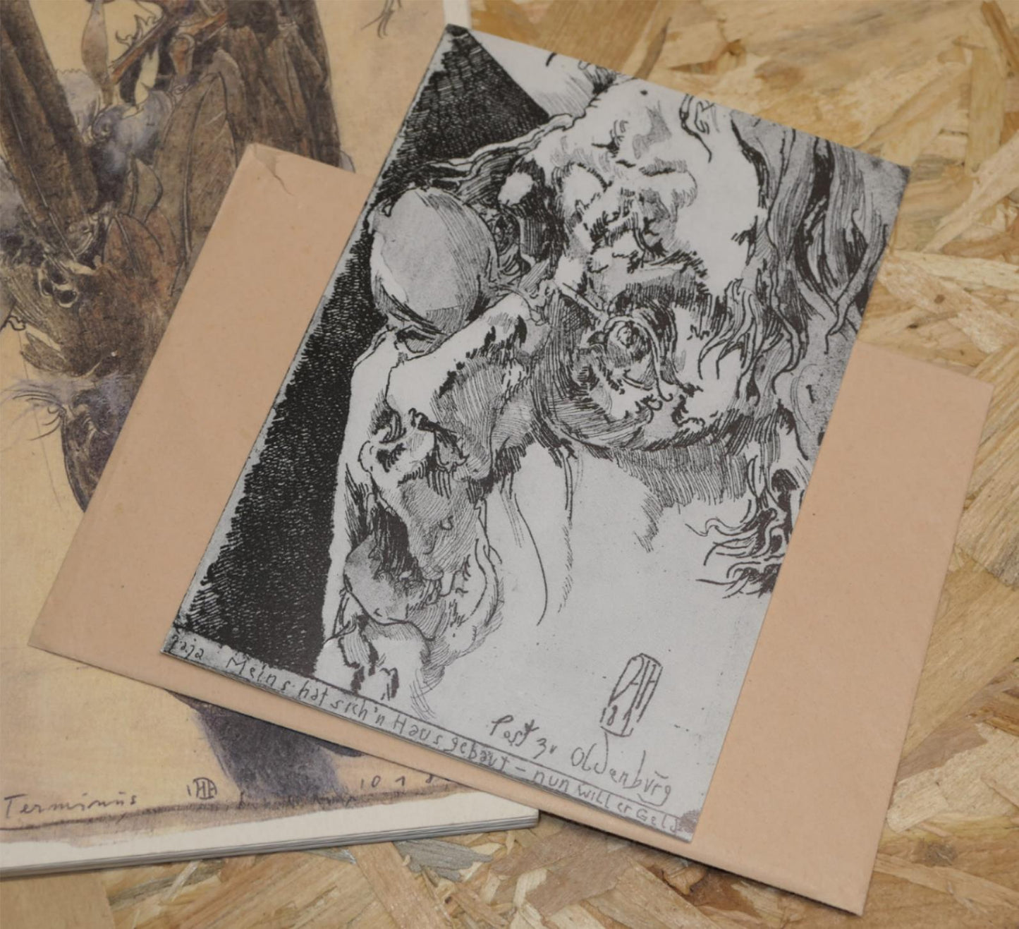 Horst Janssen - Pastels Aquarelles Et Dessins - Berggruen Paris 1986
