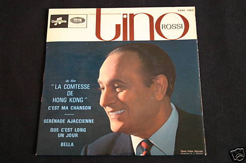 Tino Rossi   EP 45T   La Comtesse de Hong-Kong