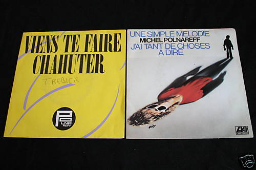 Michel Polnareff   Lot de 2 SP 45T