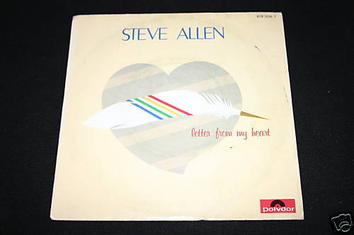 Steve Allen   SP 45T   Letter from my heart   1984