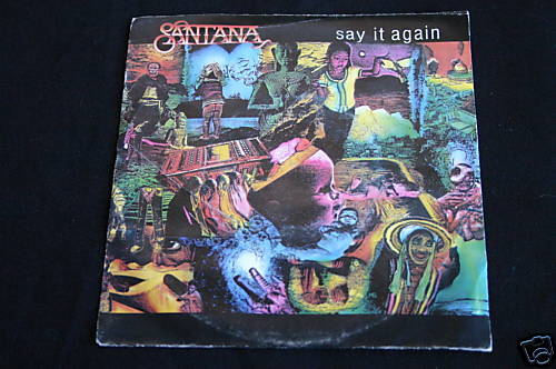Santana   SP 45T   Say it again   1985