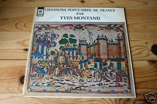 Montand   LP 33 Tours   Chansons Populaires de France