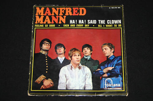 Manfred Mann   EP 45T 7"   Ha ! Ha ! Said the clown
