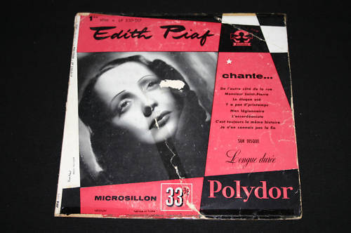 Edith Piaf   LP 33T 25 cm   Récital N° 1   RARE