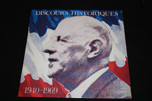 Charles De Gaulle   LP 33T 12"   Discours Historiques