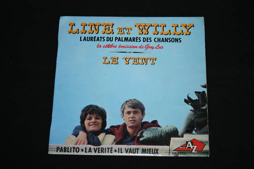 Line et Willy   EP 45T 7"   Le Vent   1966