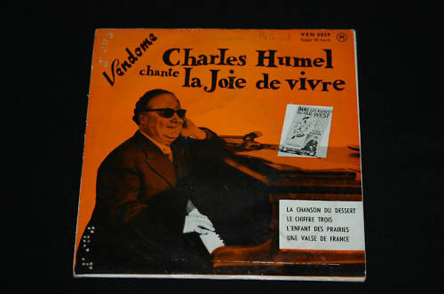 Charles Humel  EP 45T  La chanson du dessert   DEDICACE