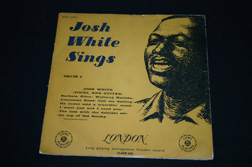 Josh White Sings   LP 33T 25 cm   Volume 2   LONDON
