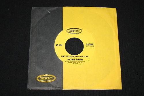 PETER THOM   SP 45T 7"   FLY AWAY   PROMO
