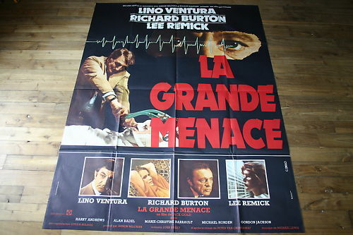 LA GRANDE MENACE   AFFICHE ORIGINALE 120 x 160