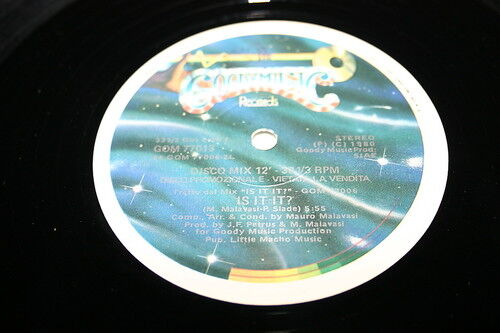 ITALO DISCO MIX  GOODYMUSIC   IS IT IT   MAXI 12" PROMO