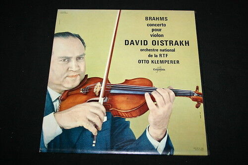 DAVID OISTRAKH   LP 33T 12"   BRAHMS CONCERTO VIOLON