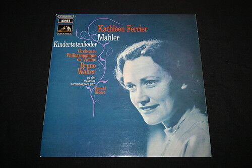 KINDERTOTENLIEDER  LP 33T 12"  KATHLEEN FERRIER  MAHLER
