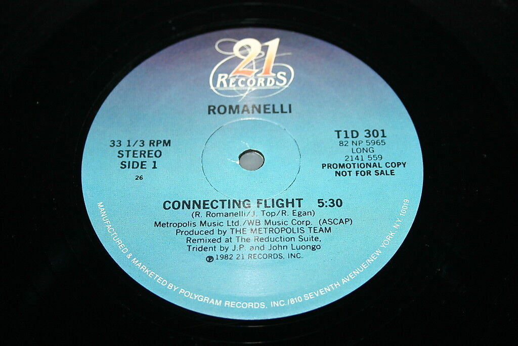 ROMANELLI   MAXI 33T 12"   CONNECTING FLIGHT   PROMO