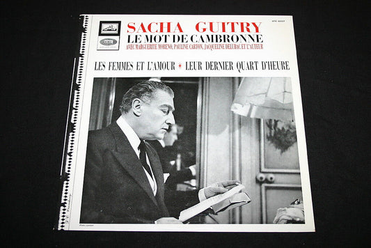 SACHA GUITRY   LP 33T 12"   LE MOT DE CAMBRONNE