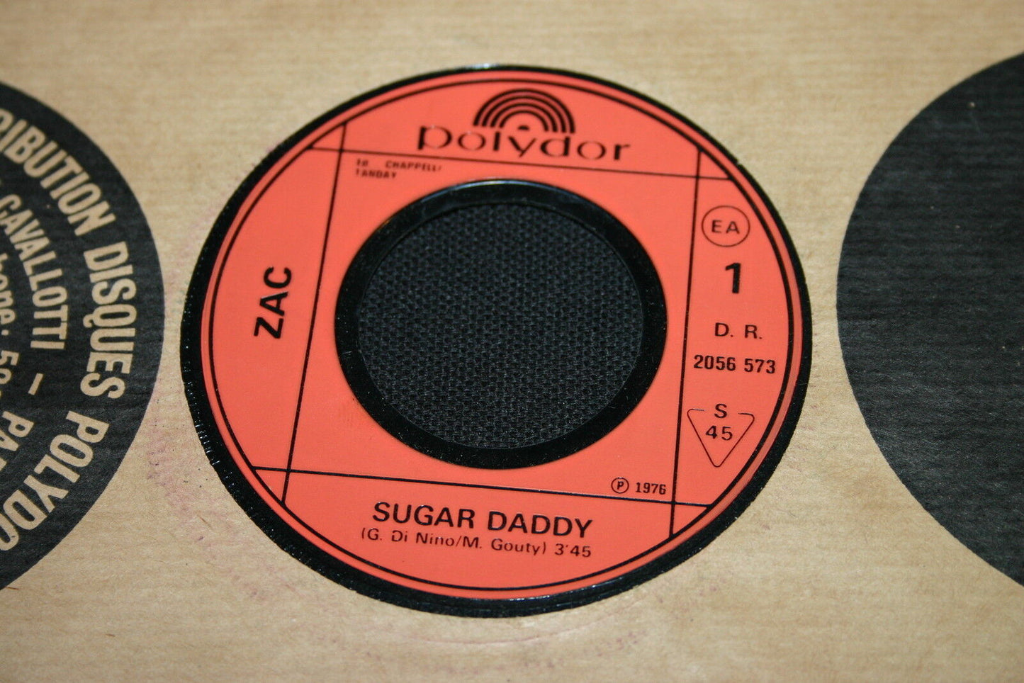 ZAC   SP 45T 7"   SUGAR DADDY   1976