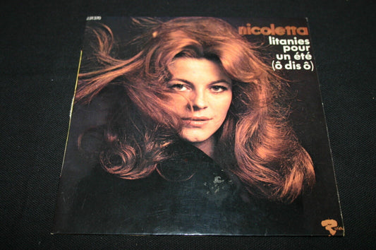 NICOLETTA   EP 45T 7"   LITANIES POUR UN ETE (Ô DIS Ô)