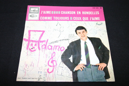 ADAMO   EP 45T 7"   J'AIME