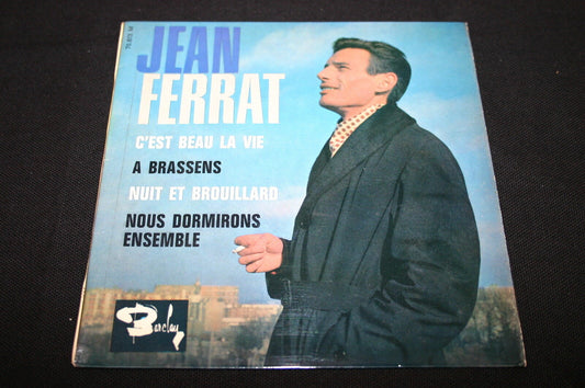 JEAN FERRAT   EP 45T 7"   C'EST BEAU LA VIE