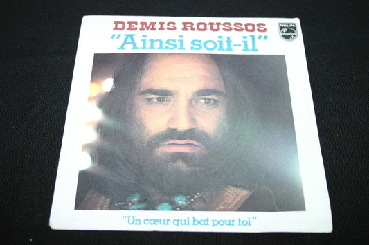 DEMIS ROUSSOS   SP 45T 7"   AINSI SOIT-IL