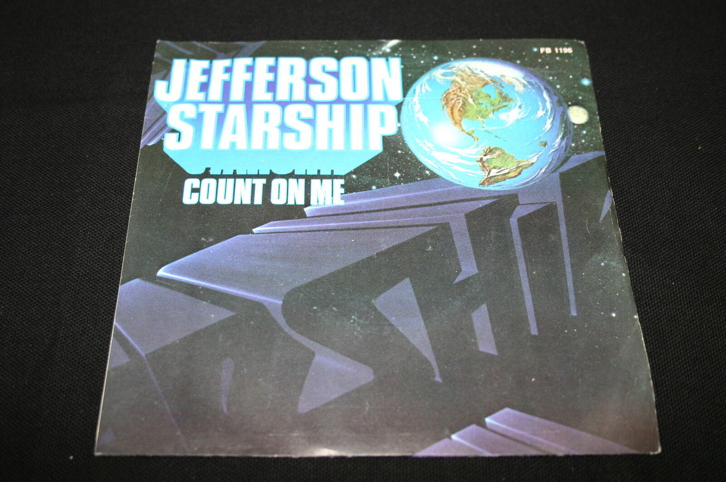 JEFFERSON STARSHIP   SP 45T 7"   COUNT ON ME   1978   GRUNT   FRENCH