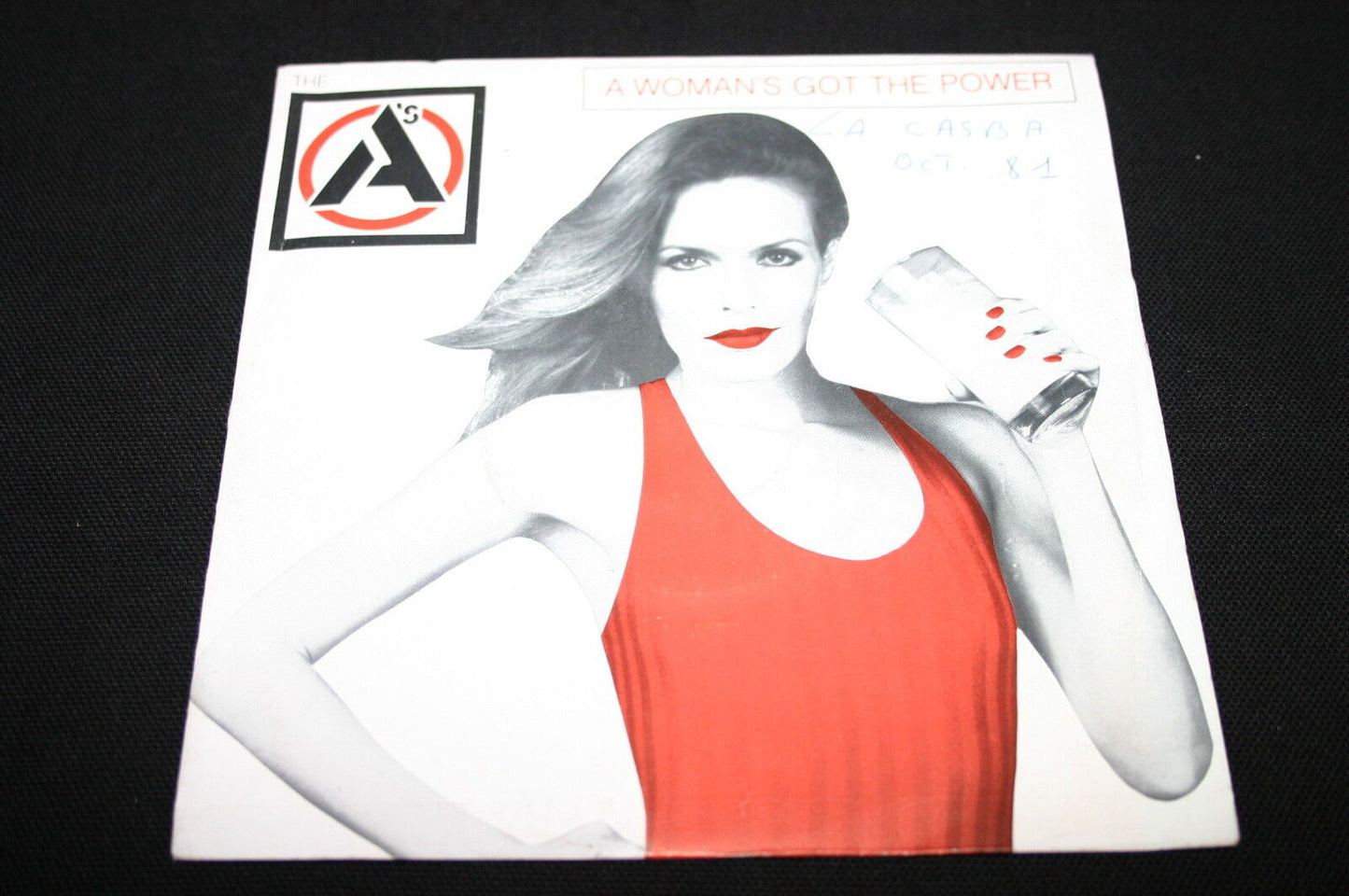 THE A'S   SP 45T 7"   A WOMAN'S GOT THE POWER   1981