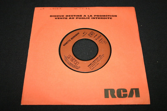 NANETTE WORKMAN   SP 45T 7"   FEMME A MUSICIENS   1981   PROMO